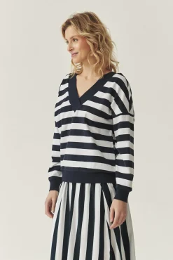 BAWEŁNIANA BLUZA W PASKI - NEKO