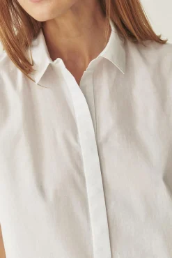 BAWEŁNIANA TUNIKA Z KOŁNIERZEM - LENTI