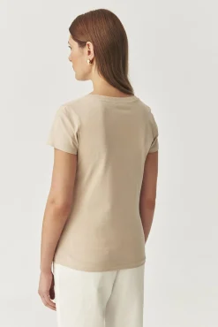 BAWEŁNIANY T-SHIRT - ANTONIA