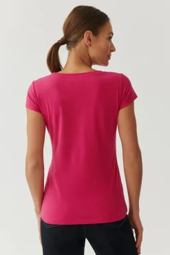 BAWEŁNIANY T-SHIRT DAMSKI - ANTONIA 1