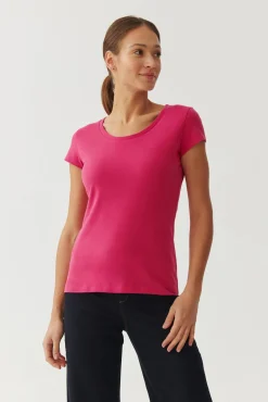 BAWEŁNIANY T-SHIRT DAMSKI - ANTONIA 1