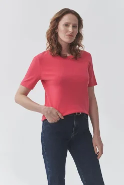 BAWEŁNIANY T-SHIRT DAMSKI — KIRI 1