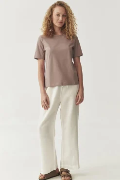 BAWEŁNIANY T-SHIRT DAMSKI — SORIA
