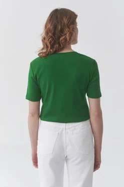 BAWEŁNIANY T-SHIRT DAMSKI — KIRI 1