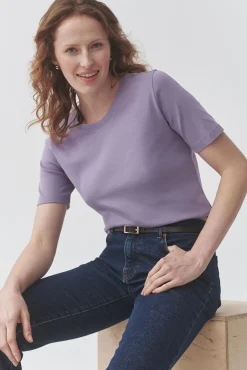 BAWEŁNIANY T-SHIRT DAMSKI — KIRI 1