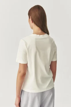 BAWEŁNIANY T-SHIRT DAMSKI — SORIA