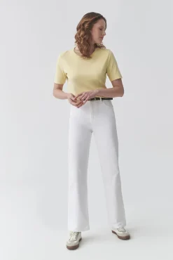 BAWEŁNIANY T-SHIRT DAMSKI — KIRI 1