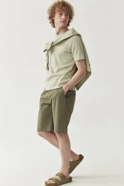 BAWEŁNIANY T-SHIRT MĘSKI — IAN