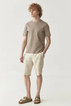 BAWEŁNIANY T-SHIRT MĘSKI — IAN
