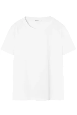 BAWEŁNIANY T-SHIRT OVERSIZE — CARLA