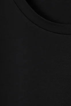 BAWEŁNIANY T-SHIRT OVERSIZE — CARLA