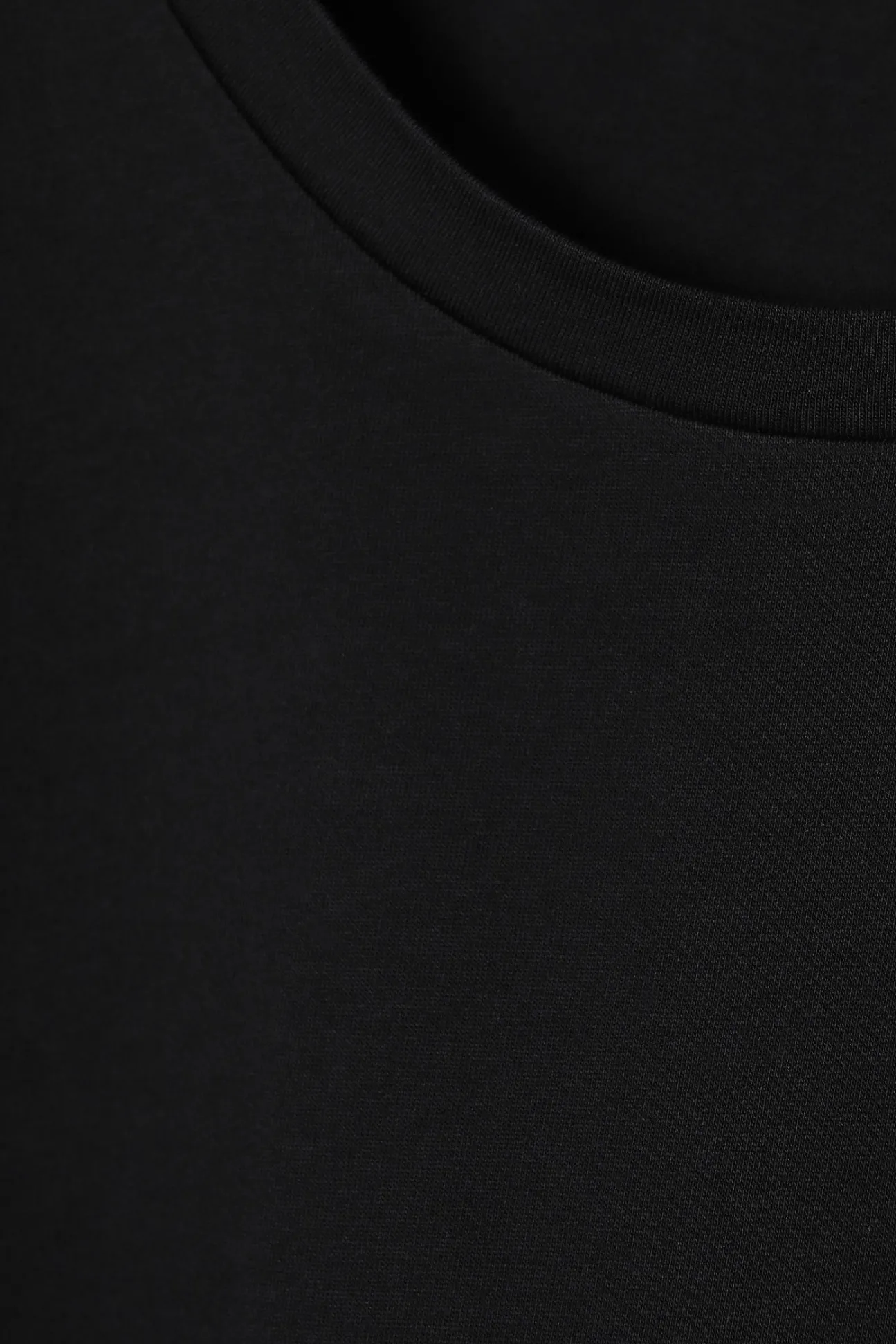 BAWEŁNIANY T-SHIRT OVERSIZE — CARLA