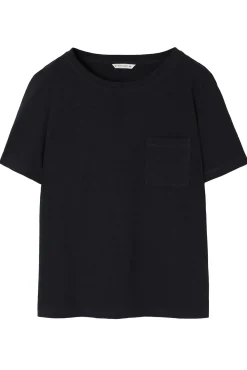 BAWEŁNIANY T-SHIRT Z KIESZONKĄ - DELQI