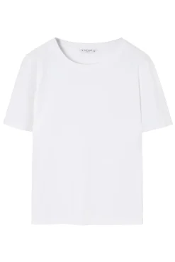 BAWEŁNIANY T-SHIRT Z KRÓTKIM RĘKAWEM — KIRI