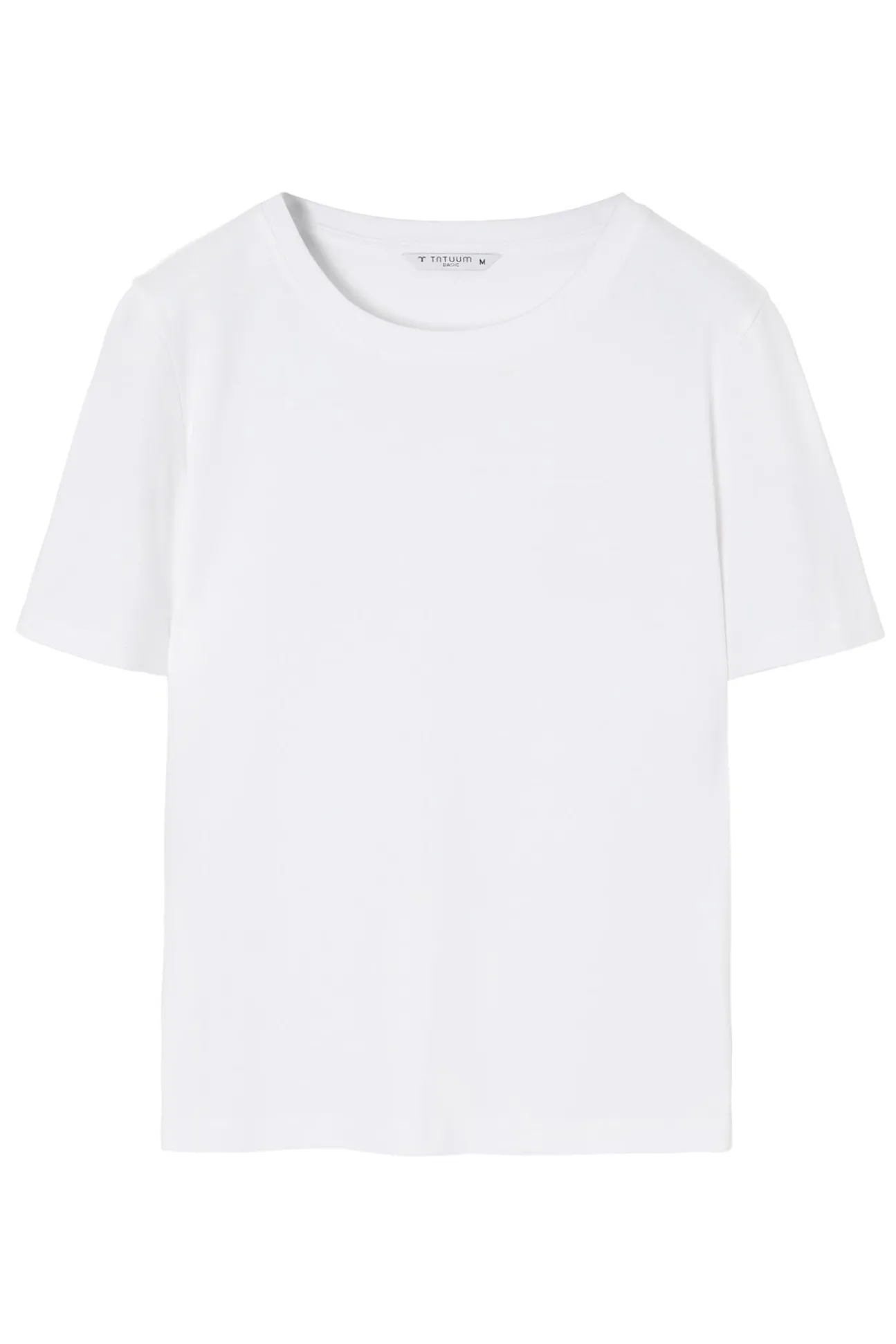 BAWEŁNIANY T-SHIRT Z KRÓTKIM RĘKAWEM — KIRI