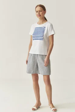 BAWEŁNIANY T-SHIRT Z NADRUKIEM - MONKI 1
