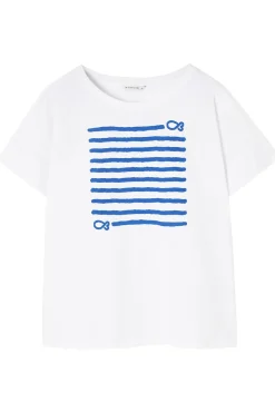 BAWEŁNIANY T-SHIRT Z NADRUKIEM - MONKI 1