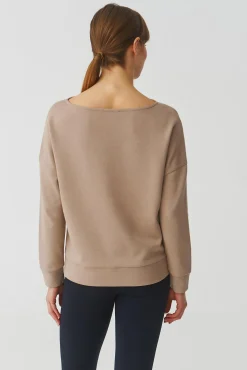 BLUZA DAMSKA Z DEKOLTEM TYPU WODA - SILVANA