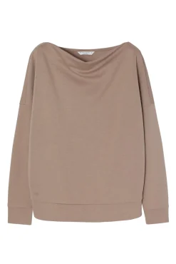 BLUZA DAMSKA Z DEKOLTEM TYPU WODA - SILVANA