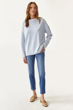 BLUZA DAMSKA Z DEKOLTEM WODĄ KONCZI