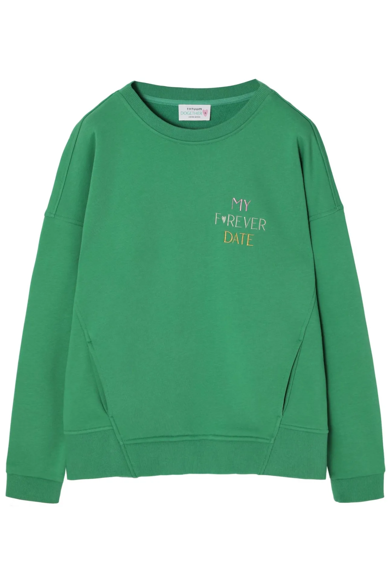 BLUZA DAMSKA Z HAFTOWANYM NAPISEM - GINGER