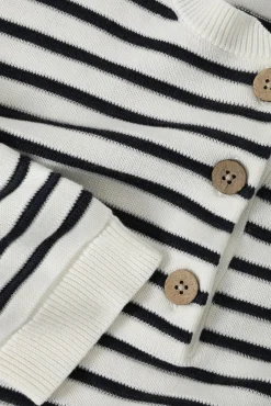 CASUALOWY SWETER DAMSKI W POPRZECZNE PASY — FANNY 1