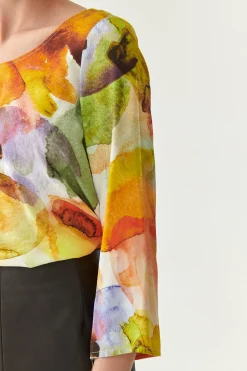 DAMSKA BLUZKA W PRINT AFINAMIA