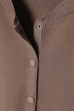DAMSKI SWETER O KROJU BOMBER Z NAPAMI- ANGIE