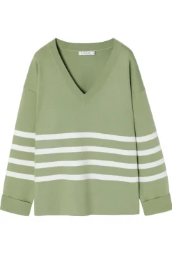 DAMSKI SWETER W PASKI - ELIANA