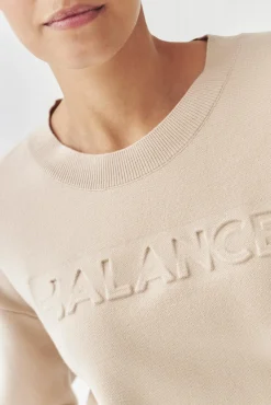 DAMSKI SWETER Z OKRĄGŁYM DEKOLTEM - BALAMI
