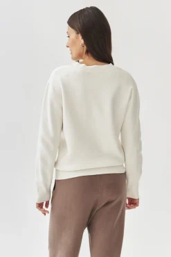 DAMSKI SWETER Z OKRĄGŁYM DEKOLTEM - BALAMI