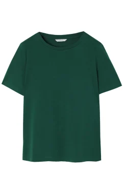 DAMSKI T-SHIRT BOXY Z KRÓTKIM RĘKAWEM — DELOR