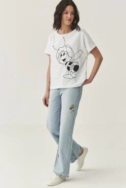 DENIMOWE SPODNIE WIDE LEG — RISO