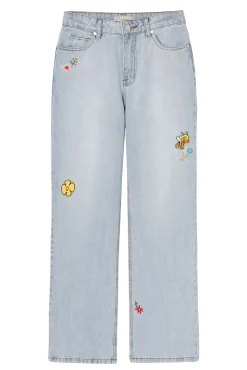 DENIMOWE SPODNIE WIDE LEG — RISO