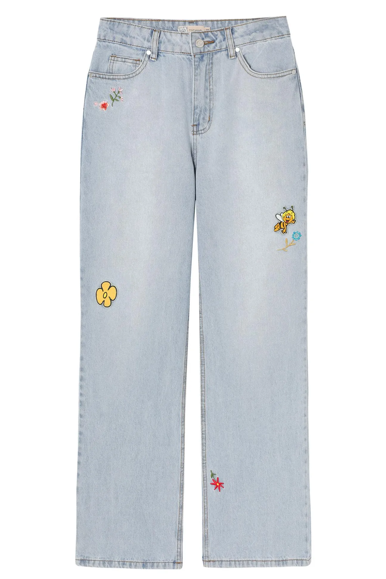 DENIMOWE SPODNIE WIDE LEG — RISO