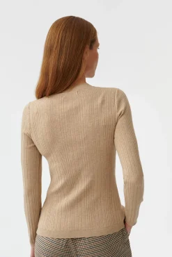 DOPASOWANY DAMSKI SWETER PRĄŻKOWANY ANCA
