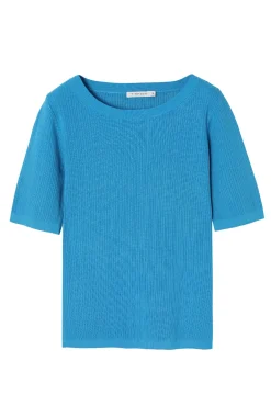 DOPASOWANY SWETER DAMSKI W PRĄŻKI - SALMIKO