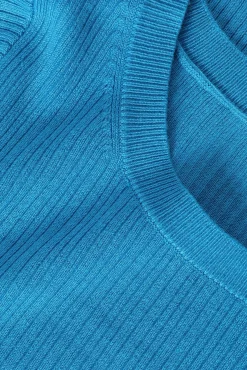 DOPASOWANY SWETER DAMSKI W PRĄŻKI - SALMIKO