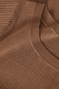 DOPASOWANY SWETER DAMSKI W PRĄŻKI - SALMIKO