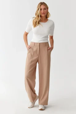 DOPASOWANY SWETER DAMSKI W PRĄŻKI - SALMIKO
