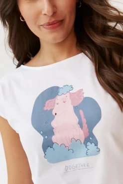 DOPASOWANY T-SHIRT DAMSKI Z MIEJSCOWYM NADRUKIEM - AMANDA 2