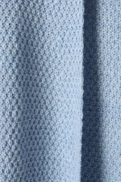 DŁUGI STRUKTURALNY SWETER DAMSKI TYPU KARDIGAN - PULOVER