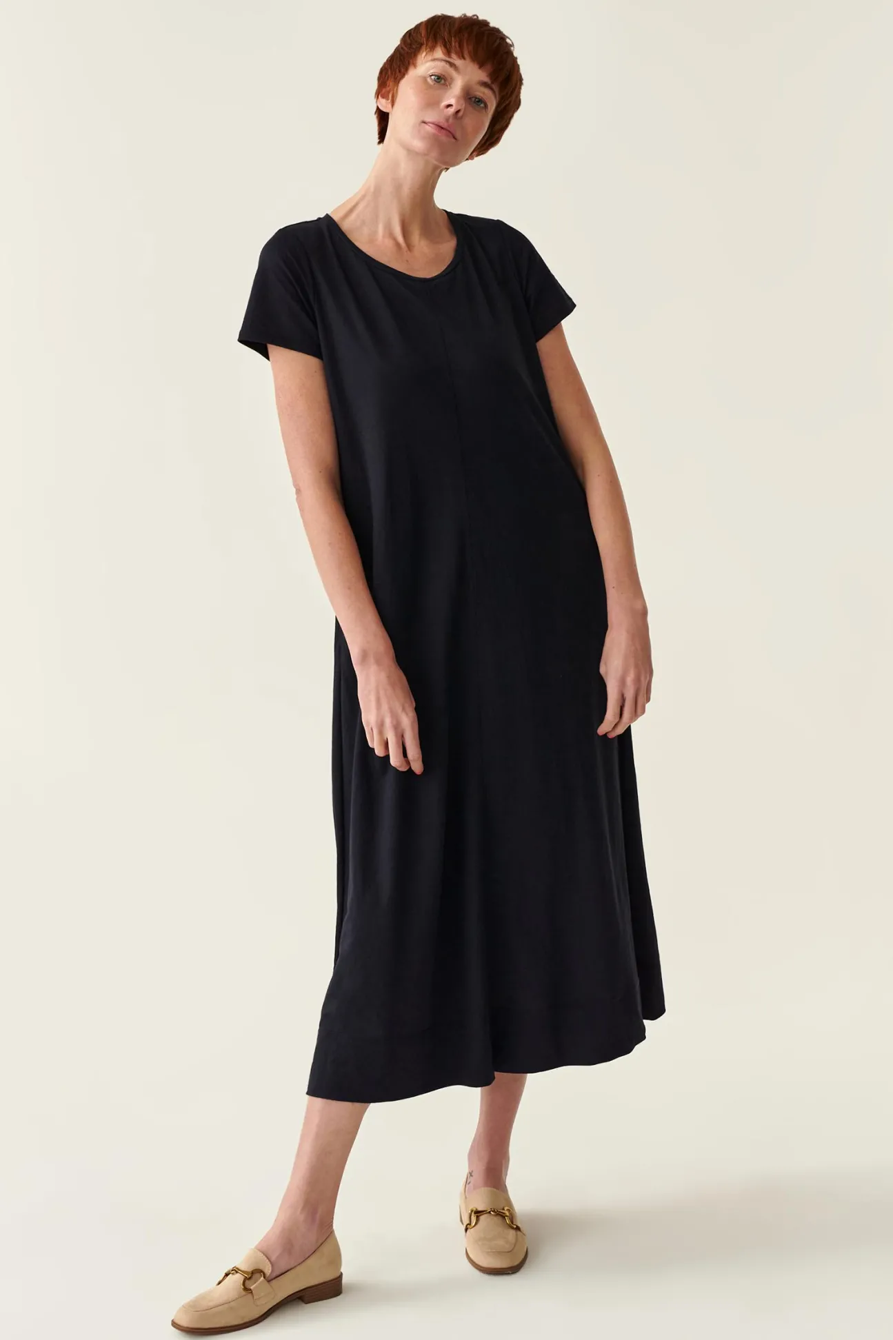 DZIANINOWA SUKIENKA MAXI GARDINA