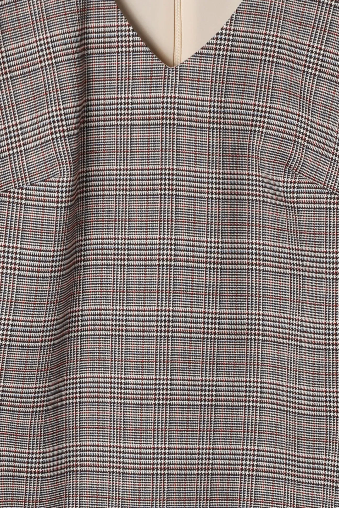 ELEGANCKA SUKIENKA TKANINOWA W KRATĘ - KOLUMI