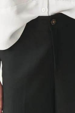 ELEGANCKIE SPODNIE Z SZEROKĄ NOGAWKĄ - MASKANO