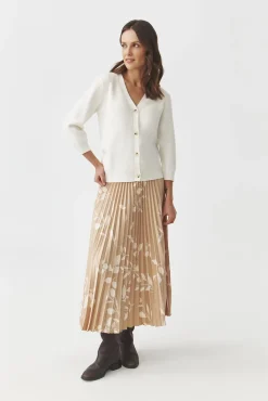 KARDIGAN Z PRĄŻKOWANEJ PRZĘDZY — LUMI