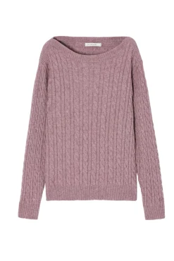 KLASYCZNY SWETER DAMSKI Z DEKOLTEM W ŁÓDKĘ — WILLOW