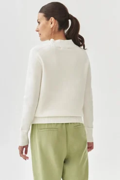 KLASYCZNY SWETER Z OKRĄGŁYM DEKOLTEM - ROSIE