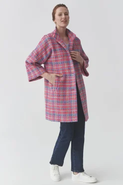 KOLOROWY PŁASZCZ OVERSIZE — MORWI