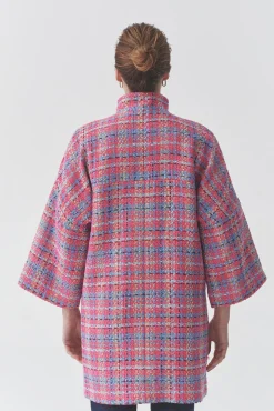 KOLOROWY PŁASZCZ OVERSIZE — MORWI